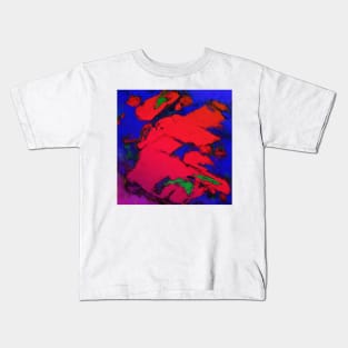 Red erosion Kids T-Shirt